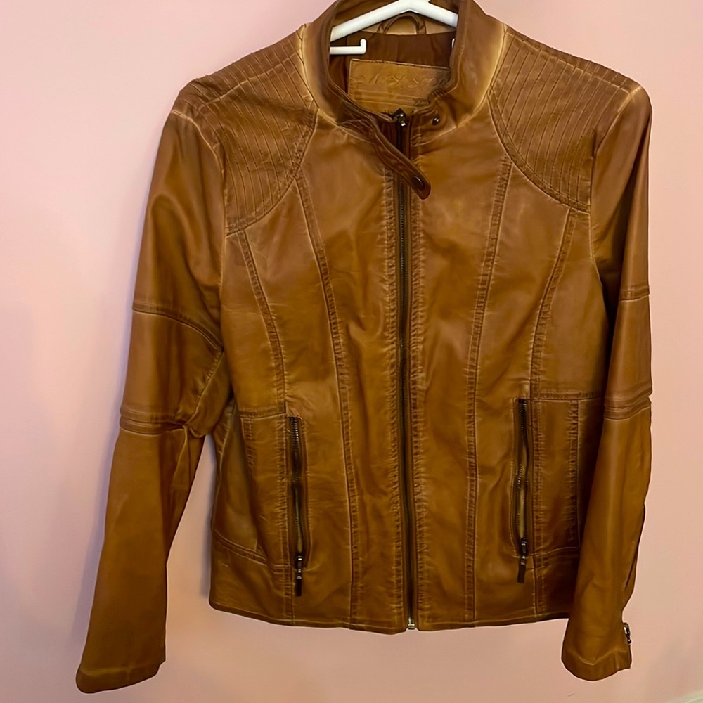 Faux Leather Jacket - Junior Large/Ladies Small